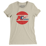 Kansas City Spurs Soccer Women's T-Shirt-Allegiant Goods Co. Vintage Sports Apparel