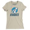 Oakland Invaders Football Women's T-Shirt-Soft Cream-Allegiant Goods Co. Vintage Sports Apparel