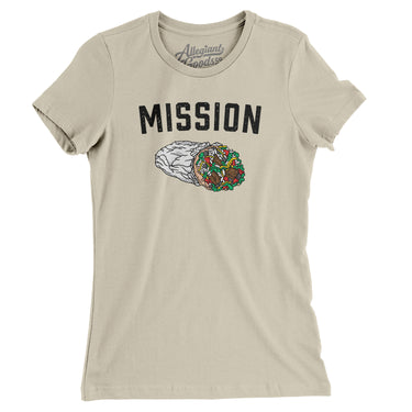 Mission Burrito Women's T-Shirt-Allegiant Goods Co. Vintage Sports Apparel