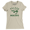 Toledo Mercurys Hockey Women's T-Shirt-Soft Cream-Allegiant Goods Co. Vintage Sports Apparel