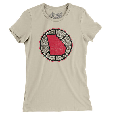 Georgia Basketball Women's T-Shirt-Soft Cream-Allegiant Goods Co. Vintage Sports Apparel