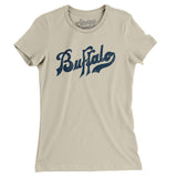 Buffalo Blues Baseball Women's T-Shirt-Allegiant Goods Co. Vintage Sports Apparel