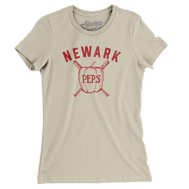 Newark Peps Baseball Women's T-Shirt-Allegiant Goods Co. Vintage Sports Apparel