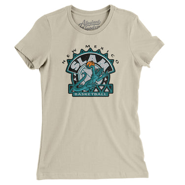 New Mexico Slam Basketball Women's T-Shirt-Allegiant Goods Co. Vintage Sports Apparel