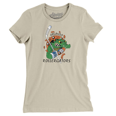 Orlando Rollergators Roller Hockey Women's T-Shirt-Allegiant Goods Co. Vintage Sports Apparel