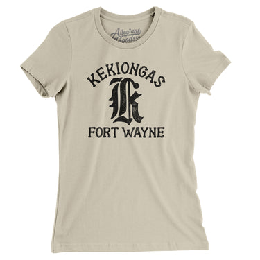 Fort Wayne Kekiongas Baseball Women's T-Shirt-Allegiant Goods Co. Vintage Sports Apparel