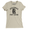 Fort Wayne Kekiongas Baseball Women's T-Shirt-Soft Cream-Allegiant Goods Co. Vintage Sports Apparel