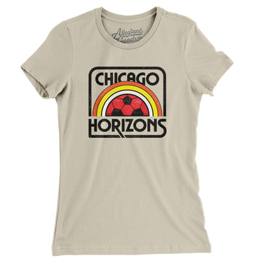 Chicago Horizons Soccer Women's T-Shirt-Allegiant Goods Co. Vintage Sports Apparel
