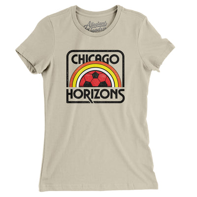 Chicago Horizons Soccer Women's T-Shirt-Soft Cream-Allegiant Goods Co. Vintage Sports Apparel