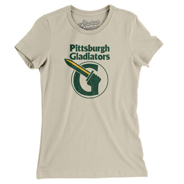 Pittsburgh Gladiators Arena Football Women's T-Shirt-Allegiant Goods Co. Vintage Sports Apparel