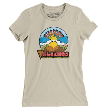 Billings Volcanos Basketball Women's T-Shirt-Allegiant Goods Co. Vintage Sports Apparel
