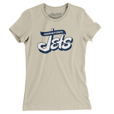 Johnstown Jets Hockey Women's T-Shirt-Allegiant Goods Co. Vintage Sports Apparel
