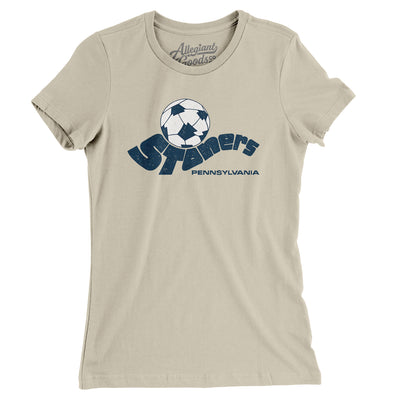 Pennsylvania Stoners Soccer Women's T-Shirt-Soft Cream-Allegiant Goods Co. Vintage Sports Apparel
