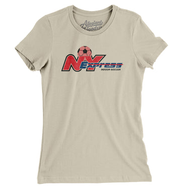 New York Express Soccer Women's T-Shirt-Allegiant Goods Co. Vintage Sports Apparel