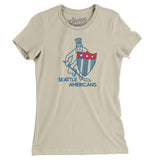 Seattle Americans Hockey Women's T-Shirt-Allegiant Goods Co. Vintage Sports Apparel