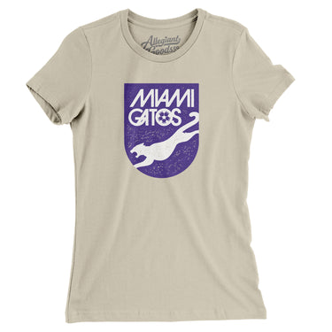 Miami Gatos Soccer Women's T-Shirt-Allegiant Goods Co. Vintage Sports Apparel
