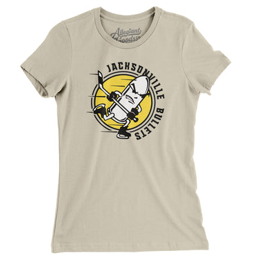 Jacksonville Bullets Hockey Women's T-Shirt-Allegiant Goods Co. Vintage Sports Apparel