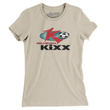 Philadelphia Kixx Defunct Soccer Women's T-Shirt-Allegiant Goods Co. Vintage Sports Apparel