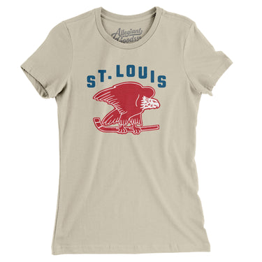 St. Louis Eagles Hockey Women's T-Shirt-Allegiant Goods Co. Vintage Sports Apparel