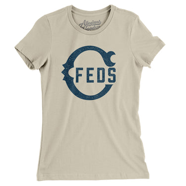 Chicago Feds Baseball Women's T-Shirt-Allegiant Goods Co. Vintage Sports Apparel