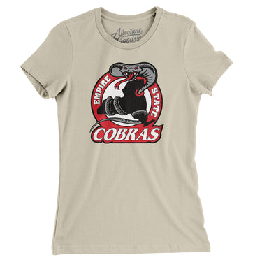 Empire State Cobras Roller Hockey Women's T-Shirt-Allegiant Goods Co. Vintage Sports Apparel