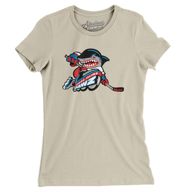 Long Island Jawz Roller Hockey Women's T-Shirt-Allegiant Goods Co. Vintage Sports Apparel