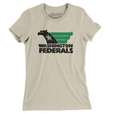 Washington Federals Football Women's T-Shirt-Allegiant Goods Co. Vintage Sports Apparel