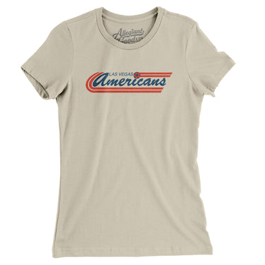 Las Vegas Americans Soccer Women's T-Shirt-Allegiant Goods Co. Vintage Sports Apparel