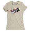 Orlando Renegades Football Women's T-Shirt-Soft Cream-Allegiant Goods Co. Vintage Sports Apparel