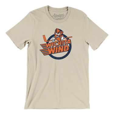Wichita Wind Hockey Men/Unisex T-Shirt-Allegiant Goods Co. Vintage Sports Apparel