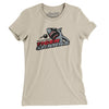 Tallahassee Tiger Sharks Hockey Women's T-Shirt-Soft Cream-Allegiant Goods Co. Vintage Sports Apparel