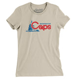 Washington Caps Defunct Basketball Women's T-Shirt-Allegiant Goods Co. Vintage Sports Apparel