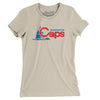 Washington Caps Defunct Basketball Women's T-Shirt-Soft Cream-Allegiant Goods Co. Vintage Sports Apparel