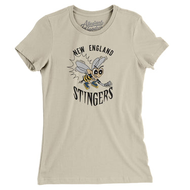 New England Stingers Roller Hockey Women's T-Shirt-Allegiant Goods Co. Vintage Sports Apparel