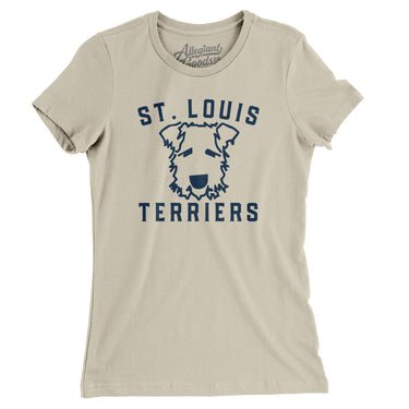 St. Louis Terriers Baseball Women's T-Shirt-Allegiant Goods Co. Vintage Sports Apparel