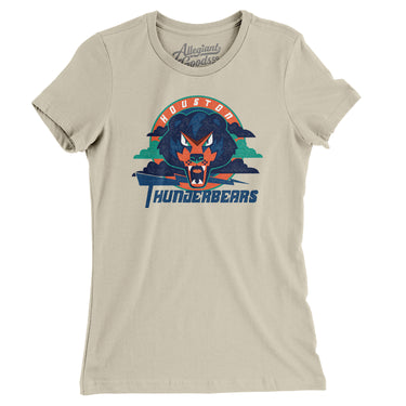 Houston Thunderbears Arena Football Women's T-Shirt-Allegiant Goods Co. Vintage Sports Apparel