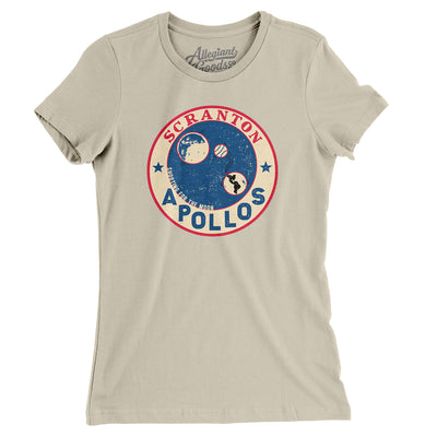 Scranton Apollos Basketball Women's T-Shirt-Soft Cream-Allegiant Goods Co. Vintage Sports Apparel