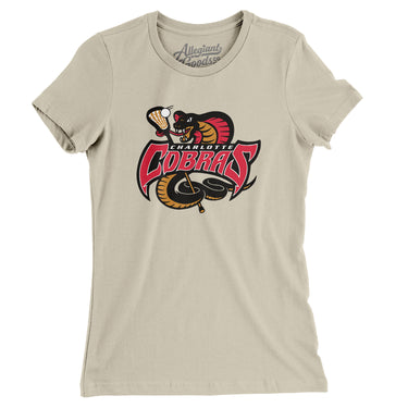 Charlotte Cobras Lacrosse Women's T-Shirt-Allegiant Goods Co. Vintage Sports Apparel