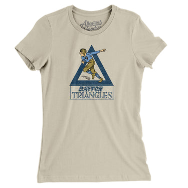 Dayton Triangles Football Women's T-Shirt-Allegiant Goods Co. Vintage Sports Apparel