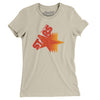 Philadelphia Stars Football Women's T-Shirt-Soft Cream-Allegiant Goods Co. Vintage Sports Apparel