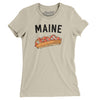 Maine Lobster Roll Women's T-Shirt-Soft Cream-Allegiant Goods Co. Vintage Sports Apparel