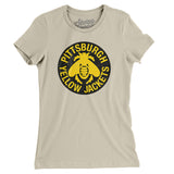 Pittsburgh Yellow Jacket Hockey Women's T-Shirt-Allegiant Goods Co. Vintage Sports Apparel