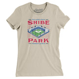 Shibe Park Philadelphia Women's T-Shirt-Allegiant Goods Co. Vintage Sports Apparel