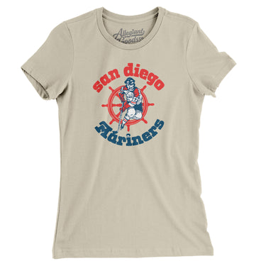 San Diego Mariners Hockey Women's T-Shirt-Allegiant Goods Co. Vintage Sports Apparel