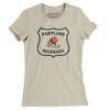 Portland Rosebuds Hockey Women's T-Shirt-Soft Cream-Allegiant Goods Co. Vintage Sports Apparel