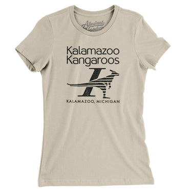 Kalamazoo Kangaroos Soccer Women's T-Shirt-Allegiant Goods Co. Vintage Sports Apparel