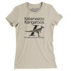 Kalamazoo Kangaroos Soccer Women's T-Shirt-Soft Cream-Allegiant Goods Co. Vintage Sports Apparel
