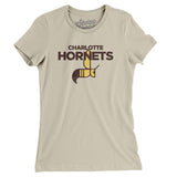 Charlotte Hornets Football Women's T-Shirt-Allegiant Goods Co. Vintage Sports Apparel