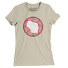Wisconsin Basketball Women's T-Shirt-Soft Cream-Allegiant Goods Co. Vintage Sports Apparel