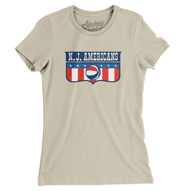New Jersey Americans Basketball Women's T-Shirt-Allegiant Goods Co. Vintage Sports Apparel